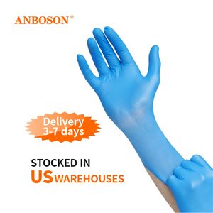 Dropshipping EN455 Sicherheits-Hand-Microtouch Puderfreie Blaue Schwarze Einweg-Microflex Medizinische Nitrilhandschuhe - Product Image 5