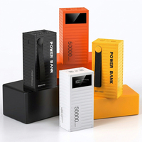 Batterie externe Li-Polymère 50000mAh avec affichage numérique LED, charge rapide Type-C 20W - Promotion pour usage extérieur