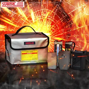 STARTRC Customized Fireproof Storage Bag for DJI Mini 3 RC Battery Charger Large Space Highly Safe Lithium Charging Lipo Battery