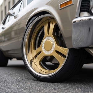 Jantes Bku forgées en 2 parties 5x120.65 pour Chevy Chevrolet Impala <span class=keywords><strong>Bel</strong></span> <span class=keywords><strong>Air</strong></span> Nova Deep Dish 18 19 20 pouces, jantes en alliage polies sur mesure - Product Image 1