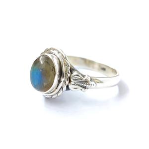 แหวนเงินแท้ 925 ประดับพลอยลาบราดอไรต์ งานแฮนด์เมด คอลเลคชั่นแหวนลาบราดอไรต์ แหวนเงินคุณภาพสูง เครื่องประดับเงิน ราคาขายส่ง - Product Image 3