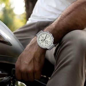 Reloj CILOA de alta gama con esfera grande para hombre, redondo, multifuncional, resistente al agua, moderno, de alta calidad, ligero, de lujo, de cuarzo, para regalo. - Product Image 5