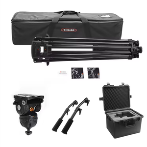 Équipement photographique Eg40 Plus, trépied vidéo professionnel robuste en aluminium, tête fluide, bol de 150 mm, capacité de charge de 40 kg - Product Image 6