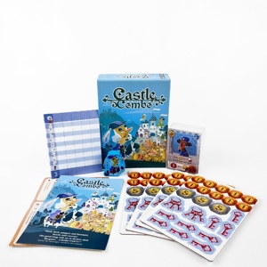 Juego de Mesa Castle Combo, Juego de Estrategia Medieval con Acciones Instantáneas y Bonificaciones de Puntuación en el Final del Juego - Product Image 1