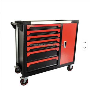 WKC 7-Drawer Steel Tool Cart With 500kg Load Capacity OEM/ODM Customizable Garage Storage Trolley for Workshop TK-10 TK-10 - Product Image 5