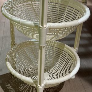 Étagère de rangement de cuisine moule en plastique rond panier de fruits et légumes moule d'injection moulage de support de stockage à plusieurs niveaux - Product Image 4