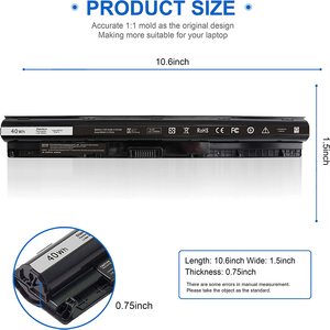 Batería de reemplazo M5Y1K para Dell <span class=keywords><strong>Inspiron</strong></span> 14 <span class=keywords><strong>15</strong></span> 17 5000 de 3000 de la serie 5559 de 5558, 5566, 3551, 3451, 3558, <span class=keywords><strong>3552</strong></span> i3558 3567 de 5755 a 5756 - Product Image 6