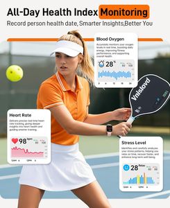 นาฬิกาสมาร์ทวอทช์สำหรับผู้หญิง IDW28 หน้าจอ HD AMOLED ขนาด 1.85 นิ้ว รองรับ Alexa Voice Control ใช้งานร่วมกับ <span class=keywords><strong>iPhone</strong></span>/Android รับสาย/โทรออกได้ รองรับกีฬามากกว่า 100 ประเภท - Product Image 4