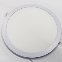 Plafonnier moderne, cadre fin sans cadre, carré, downlight Cri70 Hpf 0.9 6w 12w 18w 24w, montage en surface, panneau LED plat, 12 pouces
