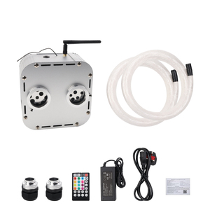 32W RGBW doble agujero de fibra óptica Twinkle Star Kits de luz de techo de fibra óptica <span class=keywords><strong>Kit</strong></span> de luz de techo con control de aplicación DMX - Product Image 4
