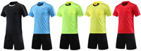 Ensemble d'uniformes d'arbitre de football professionnel pour adultes, avec poches, respirant, pour l'entraînement et les matchs, service personnalisé