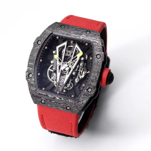 Montre mécanique automatique squelette pour homme 2703, boîtier en fibre de carbone, verre saphir, montre-bracelet de luxe, vente chaude 2026, OEM - Product Image 3
