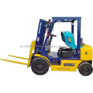 Chariot élévateur électrique Komatsu FD25 modèle 2024 4x4 hauteur de levage 6m haute qualité d'origine d'occasion trois mâts prix bas garantie 1 an - Product Image 1