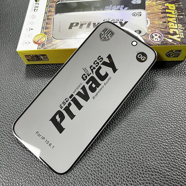 Original Price High Quality High Aluminum Tempered Glass Screen Protector 0.4mm Large Arc Degree Anti Spy Screen Film for Xiaomi