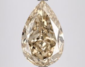 Fantaisie Brunâtre Jaune GIA Certifié Modifié Brillant Coupe Poire 5.14 Carat VVS1 Clarté 100% Diamants En Vrac Naturels De L'Inde - Product Image 1