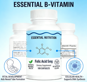 Fabricante de Cápsulas de Ácido Fólico para el Embarazo |   Nutrición Prenatal Certificada por GMP para Mujeres, Suplemento de Dosis Precisa, Marca Blanca - Product Image 2