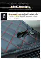 Housse de tableau de bord en cuir élégante universelle pour LEXUS RX330 2006