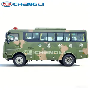รถบัสขนส่งบุคลากรเหมือง Dongfeng 4x4 สำหรับทุกสภาพพื้นผิว 24-31 ที่นั่ง พร้อมแชสซีส์สำหรับงานหนัก 12 ตัน สำหรับการขนส่งผู้โดยสารแบบออฟโรด - Product Image 3