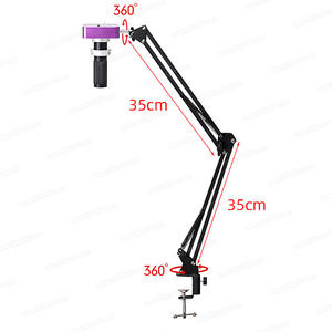 51MP 1080P 2KUSB工業用顕微鏡カメラ1X-150Xズーム<span class=keywords><strong>IR</strong></span>リモートコントロールビデオ顕微鏡PCBはんだ付け修理用 - Product Image 2