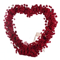 Arche de mariage florale bleue en plastique, détachable et réglable, 220 x 240 cm, pour décoration extérieure