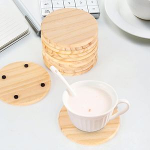Posavasos de Bambú Modernos y Ecológicos con Diseño Divertido, Juego de 6, Protección para Mesa y Decoración de Cocina, Ideal para Regalo - Product Image 4