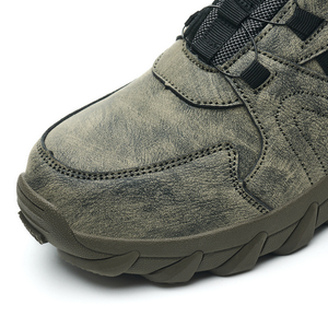 <span class=keywords><strong>S1</strong></span> Lev moda gris trabajo deportes zapatos de seguridad punta de acero cordón rápido ligero invierno marca Industrial precio al por menor para hombres - Product Image 3