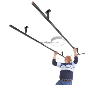 Gancho de tela de techo de alta resistencia, tendedero de aluminio, tendedero de ropa, colgadores de ropa montados en la pared - Product Image 1
