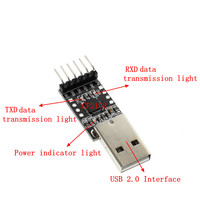 Convertidor de serie STC CP2102 USB 2,0 a TTL UART, modo de 6 pines, reemplaza el modo adaptador FT232, potencia de 3,3 V/5V, 1 ud.
