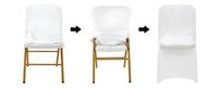 Couleur personnalisée Prix le plus bas Housses de chaises de mariage extensibles en spandex universel Décoration de fête Housse de chaise pour événements