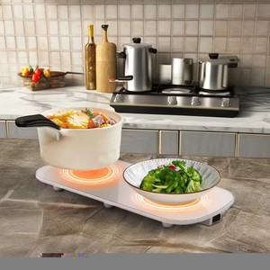 All-in-one Food <strong>Warming</strong> <strong>Trays</strong> Portable Quick Heat Tempered Glass <strong>Tray</strong> Rice Electric Heating Vegetable Pad Thermal Plate - Product Image 6