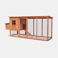 Grandes cages à lapin en bois pour animaux de compagnie, 6 pièces, contient de grandes cages à couche, banderole de volaille, animaux domestiques