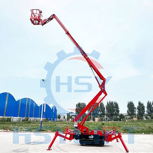 Trung Quốc Nhà Máy bán hàng trực tiếp Cherry <span class=keywords><strong>picker</strong></span> thủy lực Crawler Spider Telescopic Boom Lift - Product Image 4