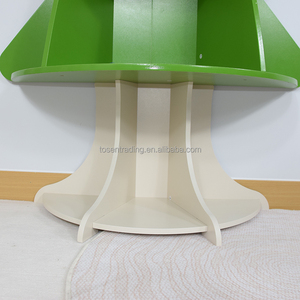 Nuevo Diseño Moderno de Gabinete de Madera de 4 Niveles con Forma de Árbol Verde para Niños - Product Image 5