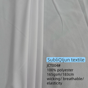 JCT004 #   Kain <span class=keywords><strong>Jersey</strong></span> Polyester 100% yang Bernapas dan Menyerap Keringat untuk Kaos Bersepeda Sublimasi, Bahan Pakaian Olahraga - Product Image 1