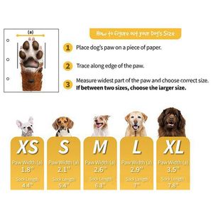 Calcetines Antideslizantes para Perros con Correas Ajustables, Máxima Agarre y Control de Tracción, Protector de Patas para Perros Mayores, Uso en Interiores - Product Image 4