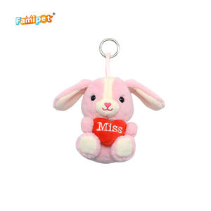 Famipet Fabricant en gros Nouveau design Rose Adorable Peluche douce en forme de sac à main, porte-clés et jouet - Product Image 5