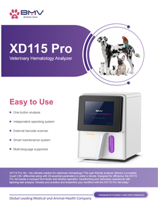 BMV XD115 Pro analyseur de sang 5 parties automatisé Offre Spéciale pour animaux de compagnie équipement de test d'hématologie précis vétérinaire réutilisable - Product Image 3