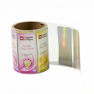 Etiqueta Holográfica Plateada Brillante Autoadhesiva <span class=keywords><strong>de</strong></span> BOPP Personalizada para Botellas <span class=keywords><strong>de</strong></span> Perfume y Productos Químicos <span class=keywords><strong>de</strong></span> Uso Diario - Product Image 2