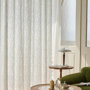 Tenda in Pizzo Stile Francese, Trasparente e Resistente all'Abrasione, con Motivo Floreale per Camera da Letto e Soggiorno, Nuova Collezione Phoenix 2024 - Product Image 2