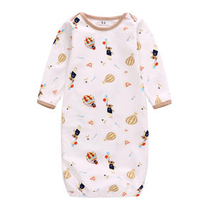 Saco de Dormir para Bebé de Primavera/Otoño, Manga Larga, Algodón Puro, Diseño de Oso, Manta Anti-patadas para Recién Nacidos, Anti-arañazos para la Cara - Product Image 3