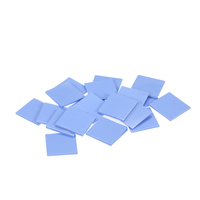 Plaques de refroidissement adhésives souples en silicone thermiquement conductrices découpées au laser, feuille de silicone flexible, remplissage de dissipation thermique pour CPU