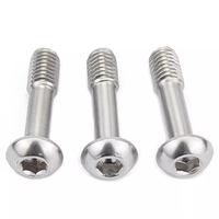 Vis à tête bombée en acier inoxydable 304, à six pans creux, à tête boutonnée, à moitié filetée, anti-chute, anti-desserrage, M2-M8