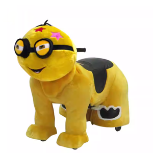 Unisex Outdoor Electric Animal Toy Ride Coin-Operated Animal Plush Horse Low MOQ Animated <b>Scooter</b> - Product Image 6
