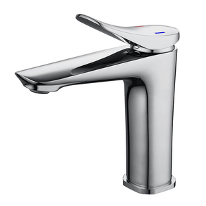 Robinet mitigeur monotrou en laiton chromé pour lavabo, à poser sur le comptoir, pour salle de bain, modèle BF2501241, couleur or, fabriqué à Kaiping, ajoute une touche de luxe. - Product Image 5