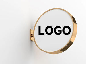 Tablero colgante lateral de pared con publicidad personalizada, letrero montado en círculo, letrero de caja de luz Led de dos lados para Bar, restaurante, letreros de tienda - Product Image 3