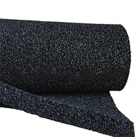Coussin en mousse d'élastomère EPDM à cellules ouvertes, noir, forme personnalisée, isolation acoustique automobile, ignifuge, imperméable, résistant à l'huile