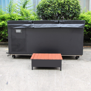 Bồn tắm nước đá lạnh ngoài trời kiểu mới 2025 bằng thép không gỉ có nắp, bộ lọc, máy sưởi, dùng cho phòng tập thể dục, thể hình, massage - Product Image 4