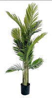 Vente en gros de palmiers Areca artificiels réalistes de grande taille, plantes tropicales artificielles pour la décoration intérieure et extérieure de villas, hôtels, halls d'entrée, cafés, bureaux