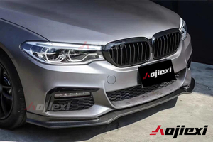 Di alta qualità CC stile fibra di carbonio paraurti anteriore Splitter labbro per <span class=keywords><strong>BMW</strong></span> <span class=keywords><strong>5</strong></span> <span class=keywords><strong>serie</strong></span> G30 540i M550i Pre Lci <span class=keywords><strong>2017</strong></span> + labbro dello Spoiler anteriore - Product Image 3