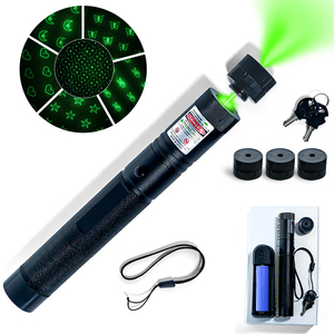 Grüner Multifunktions-Laserpointer mit Sicherheits verriegelung funktion | Ladesystem mit 3 Spezifikationen und stabiler Strahl - Product Image 1
